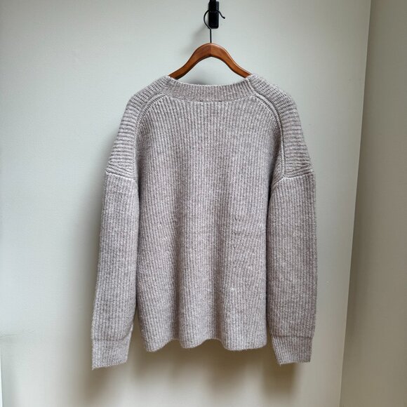 Nordstrom One-Button V-Neck Rib Cardigan - Picture 8 of 11